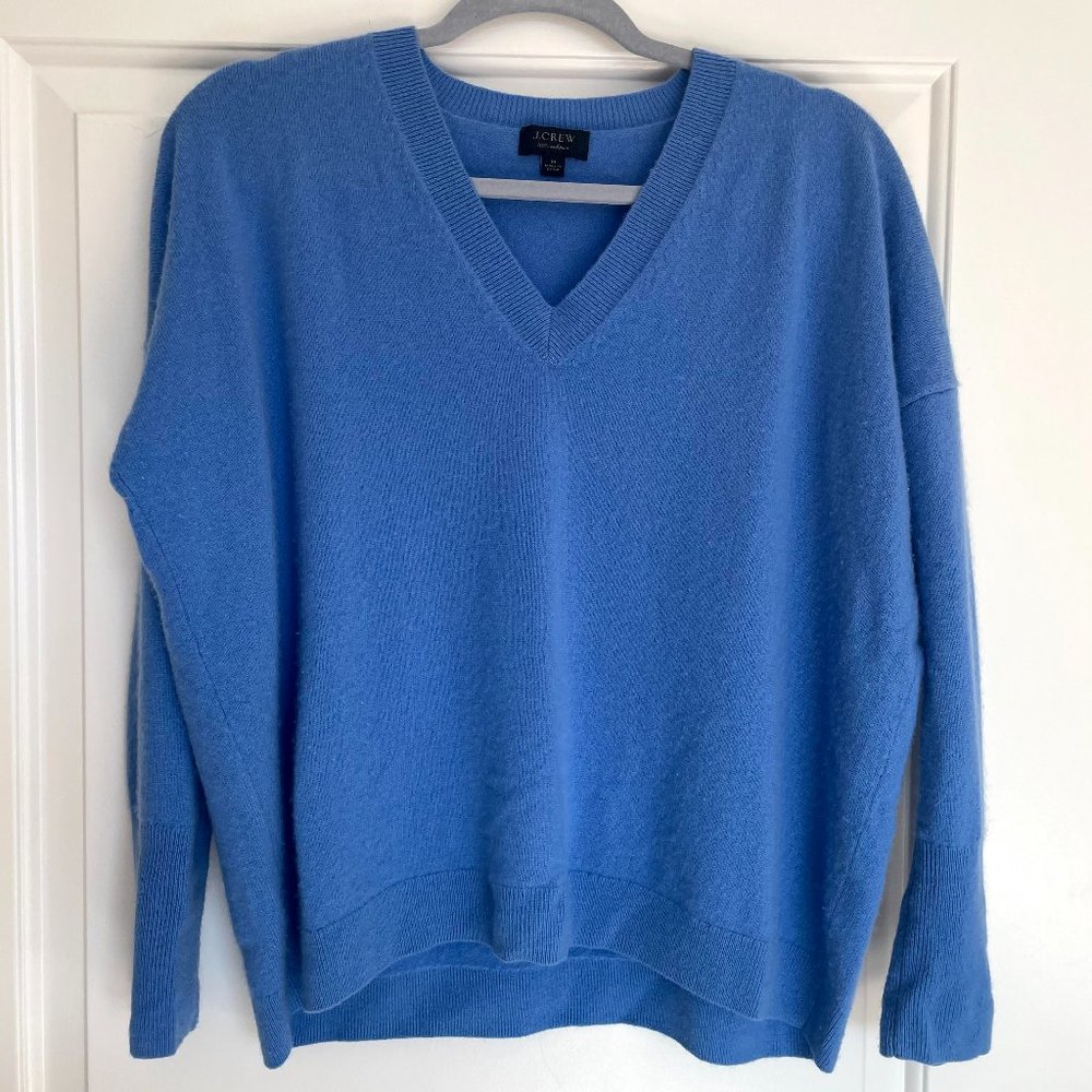 J.Crew Cashmere V-neck boyfriend sweater